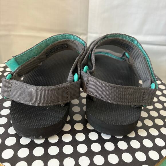 Teva Sandals Womens 7 Gray Original Universal Strap Slip On Waterproof Comfort - Picture 4 of 6